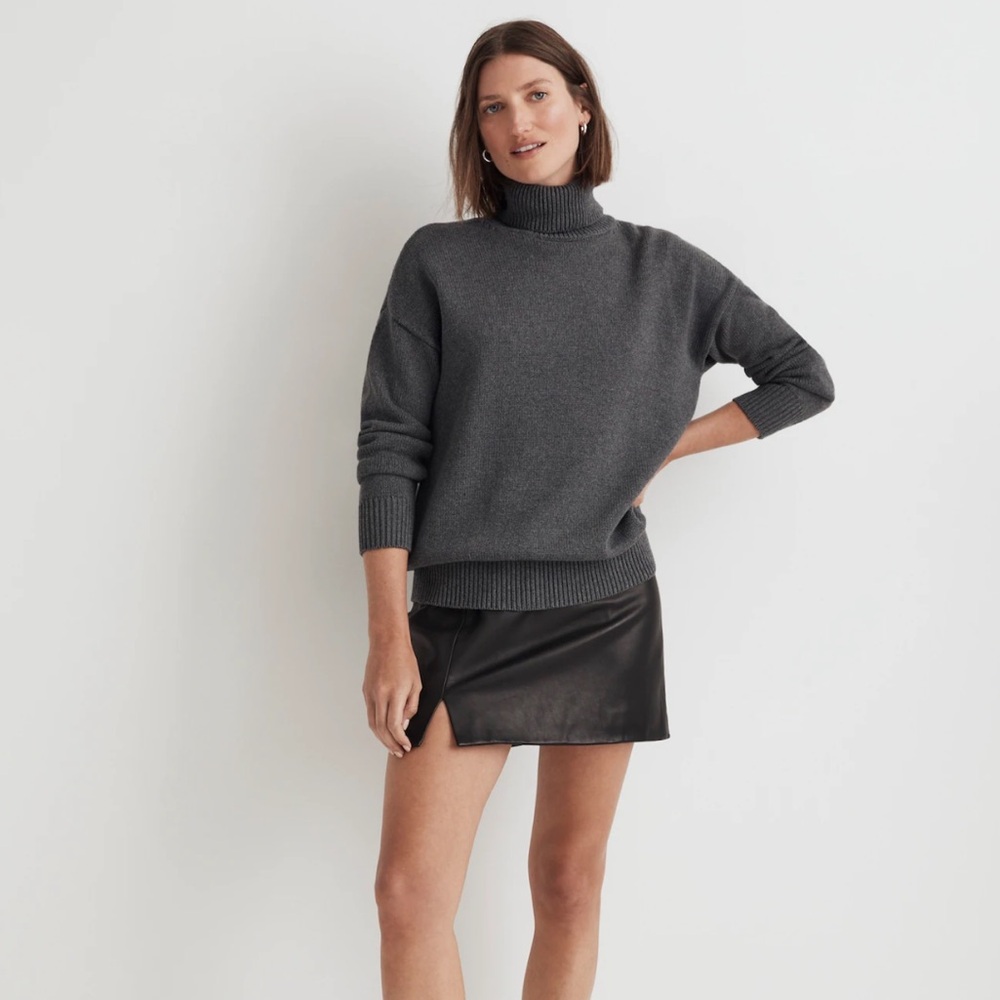 Madewell Ribbed Turtleneck Sweater